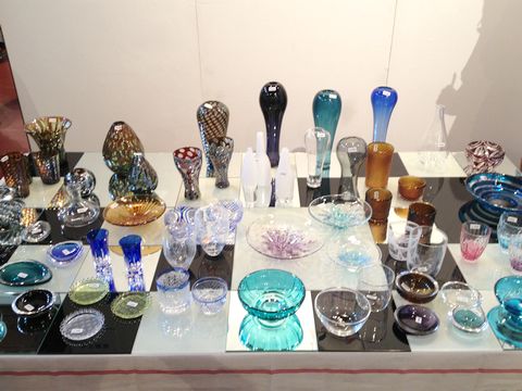 京都アートフリーマーケットガラス工芸のお店