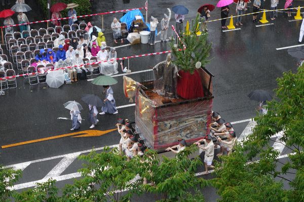 2015雨の祇園祭前祭　山鉾巡行　木賊山