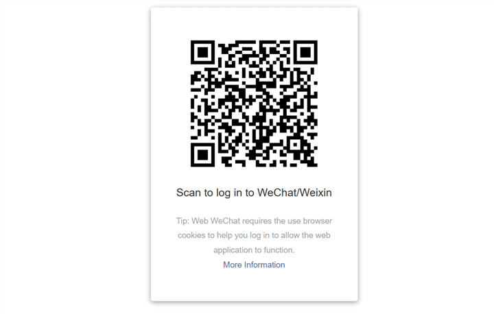 Web版WeChat QRコード